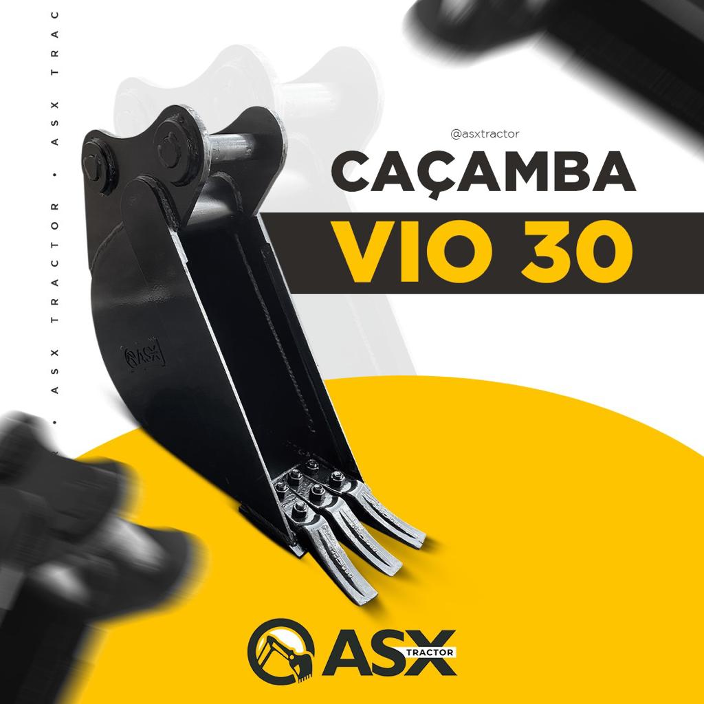 ASX Tractor - CaÃ§amba Mini Escavadeira VIO30