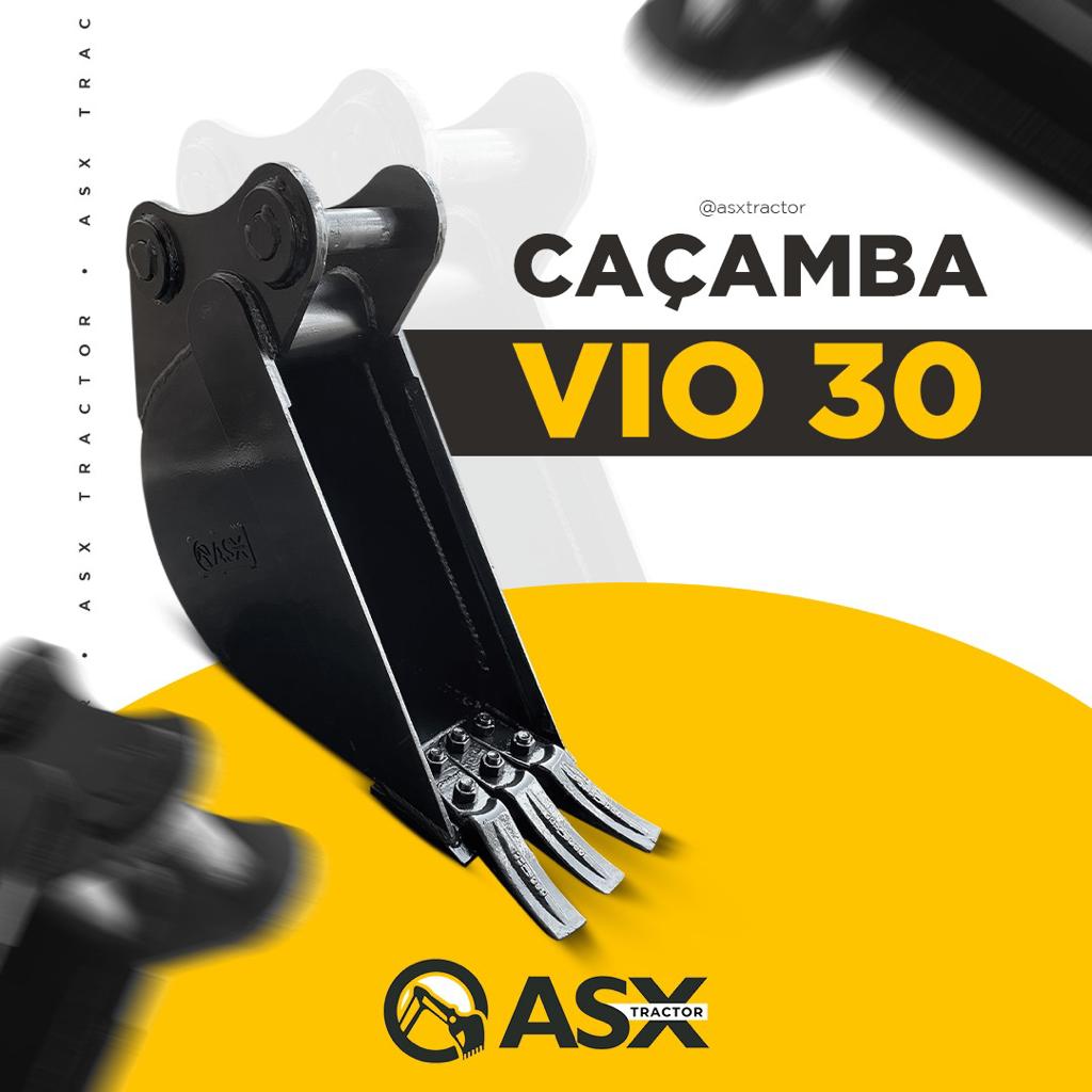 ASX Tractor - Caçamba Mini Escavadeira VIO30