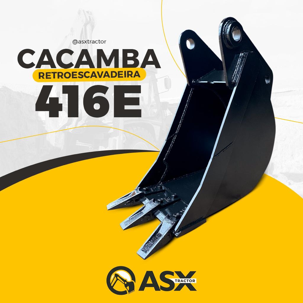 ASX Tractor - CaÃ§amba Retroescavadeira 416E
