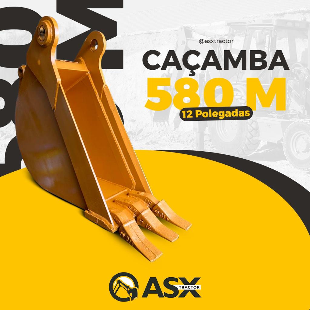 ASX Tractor - CaÃ§amba Retroescavadeira 580M