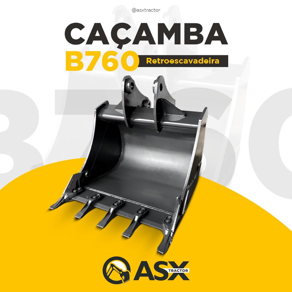 ASX Tractor - Caçamba Retroescavadeira B760