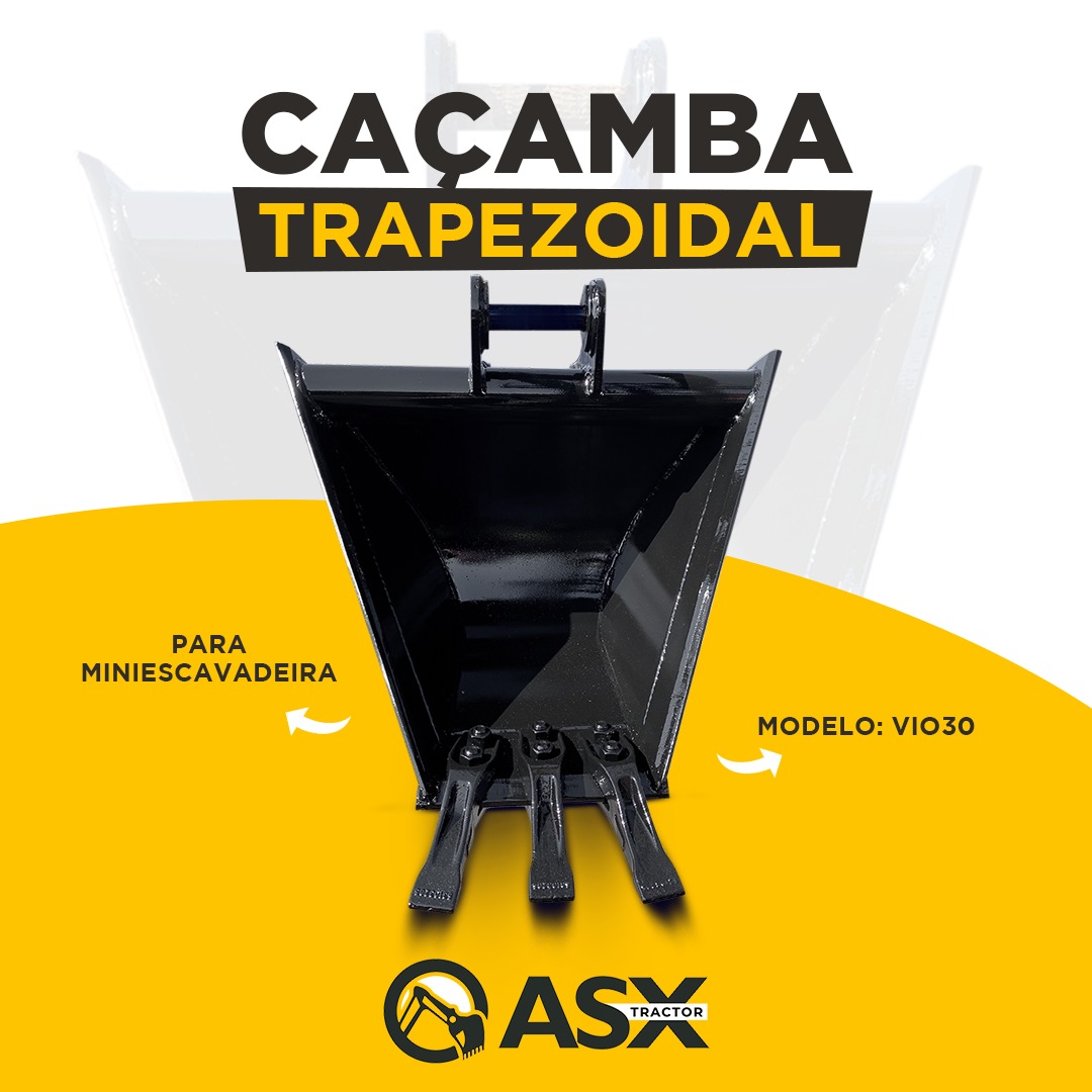 ASX Tractor - Caçamba Trapezoidal