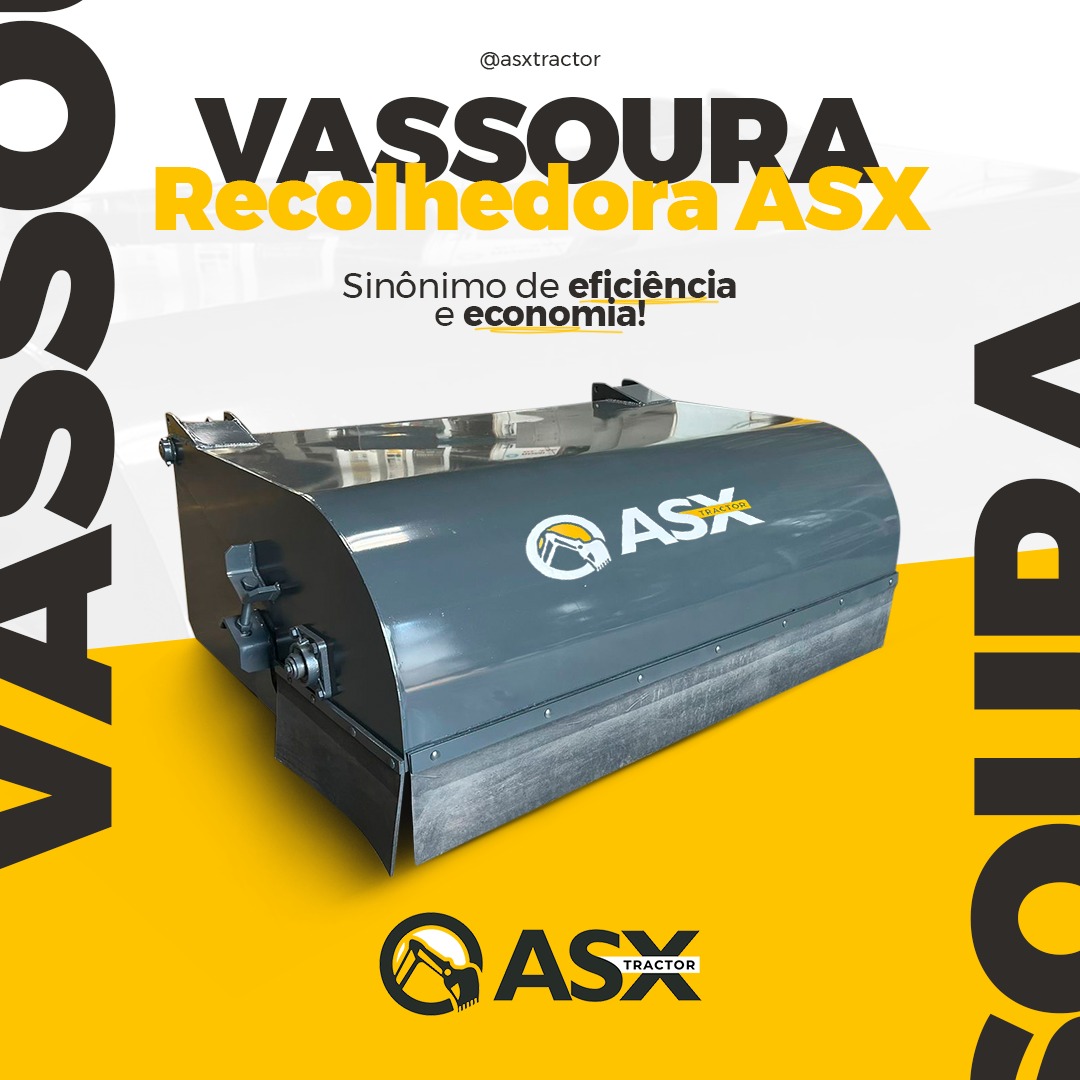 ASX Tractor - Vassoura Recolhedora Standard 
