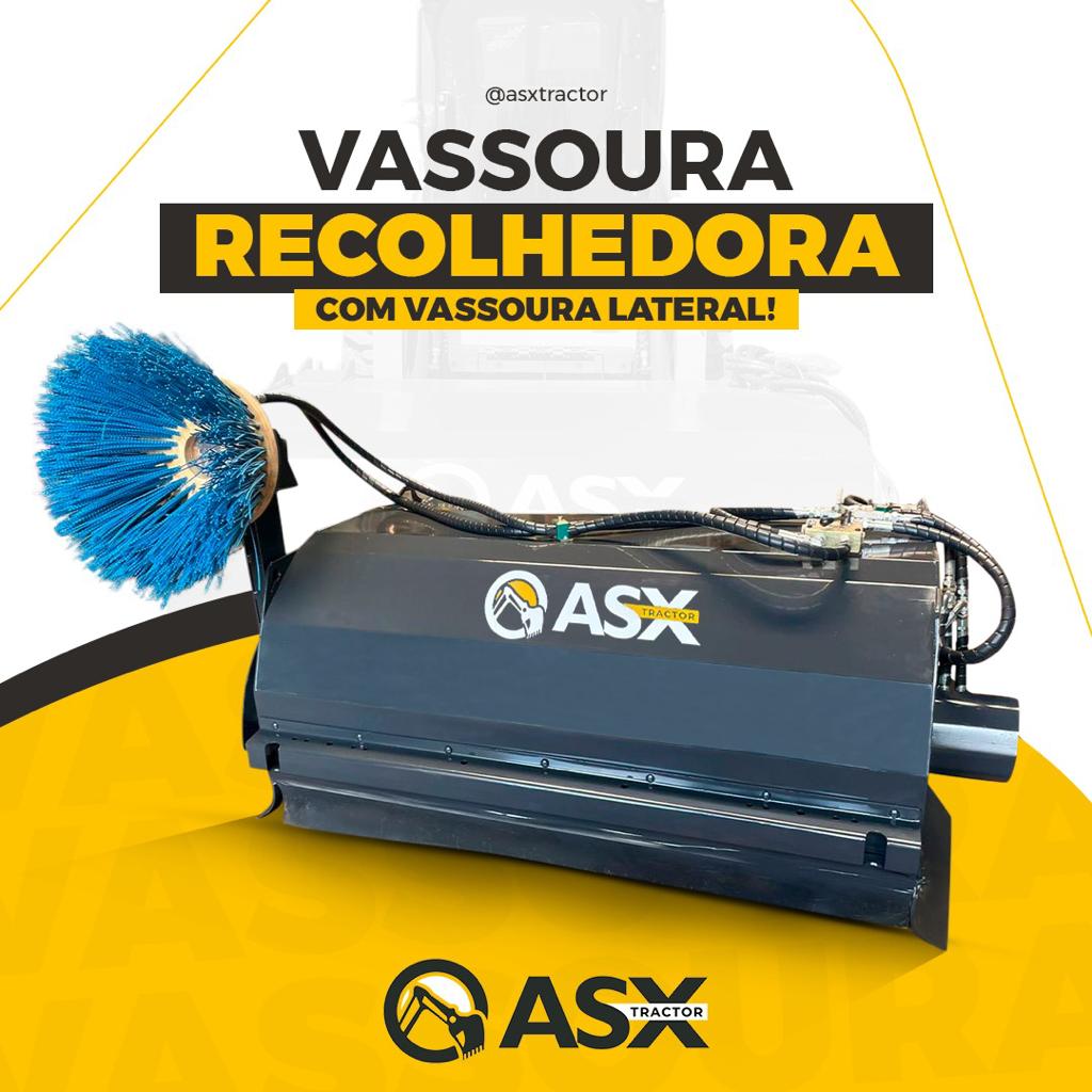ASX Tractor - Vassoura Recolhedora Premium 60 polegadas