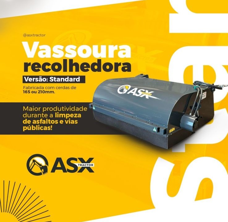ASX Tractor - Vassoura Recolhedora Standard